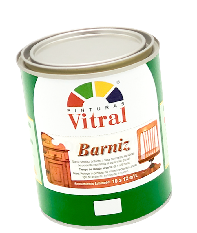 Barniz sintético brillante para proteger superficies de madera